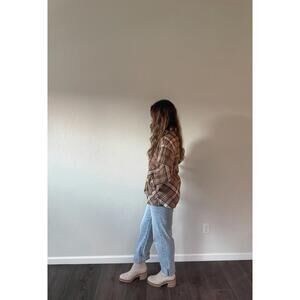 Plaid Pullover (Brown)